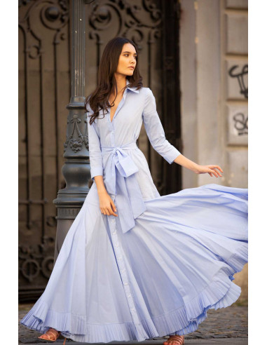 LONG LARGE SHIRT DRESS